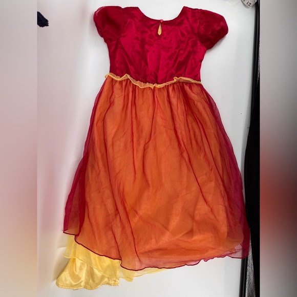 Disney Princess Dress Belle and Beast Size 5/6 - Picture 4 of 4